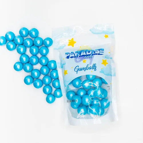 Miniatura 3 de Gumballs azules – caramelo azul para baby shower – caramelo azul para revelación de género – caramelo azul para fiesta de cumpleaños – caramelo azul