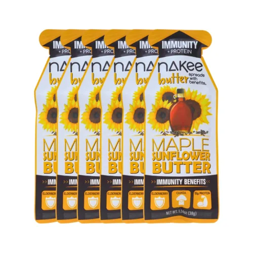 Miniatura 13 de Nakee Butter Focus Cacao Mantequilla de Maní - Paquete de 12, Sin Gluten
