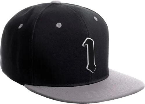 Miniatura 193 de Daxton Gorra clásica con visera de billete plano con letras del alfabeto inglés antiguo de la A a la Z