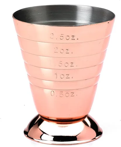 Miniatura 9 de Barfly Taza medidora de barra, 2.5 onzas., Gun Metal Black Negro