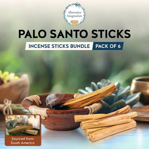 Miniatura 2 de Varillas de palo santo prémium, varillas de incienso, para purificar, limpieza, curación, meditación y alivio del estrés. 100% naturales