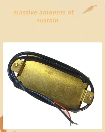 Miniatura 4 de Pastilla de tono P90, pastilla de cuello de bobina única de tamaño humbucker con imanes de goma cargados, como piezas de repuesto para pastillas