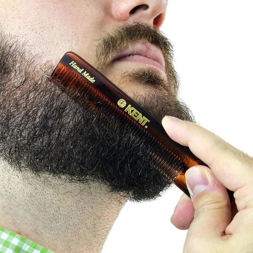 Miniatura 7 de Kent NU22 - Peine de bolsillo de dientes finos hecho a mano para hombres, mujeres y niños, alisador de pelo para el cuidado diario del cabello