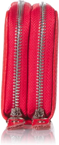 Miniatura 3 de Women's Leather RFID Secured Spacious Cute Zipper Card Wallet Small Purse