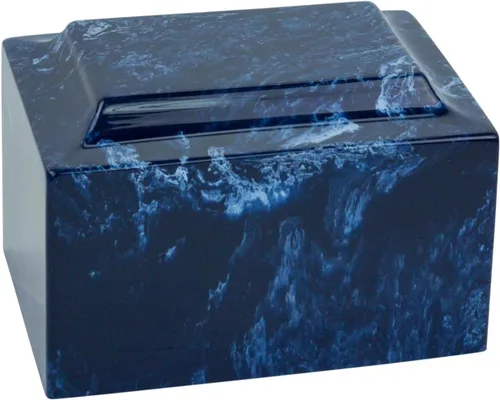Miniatura 16 de Verde Classic - Mármol cultivado por Mackenzie Vault para urnas Silverlight, urna de cremación verde para cenizas, tamaño adulto, entierro