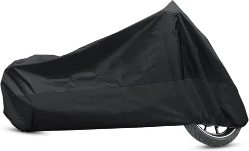 Miniatura 8 de uxcell L 190T Protector de polvo de lluvia Scooter negro cubierta de motocicleta 86" para Honda