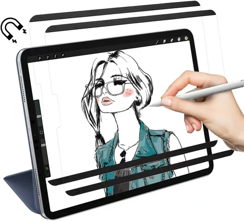 Miniatura 8 de Magnetic Paper-Textured Screen Protector for iPad Mini 7 (2024) and iPad Mini 6 (2021) 8.3 Inch, Removable and Washable Matte Writing Film
