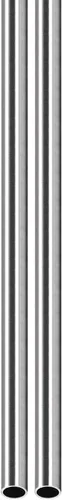 Miniatura 27 de DTGN Tubo de acero inoxidable 304 de 0.394 in x 0.016 in x 9.843 in (ODxWall TxL) - Paquete de 2 - Bueno para equipos de maquinaria - Tubería