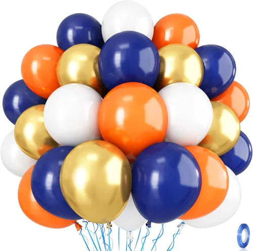 Miniatura 30 de Globos de látex de confeti azul turquesa, azul claro, menta, verde, plateado y blanco, juego de globos de látex de confeti, azul aguamarina, blanco