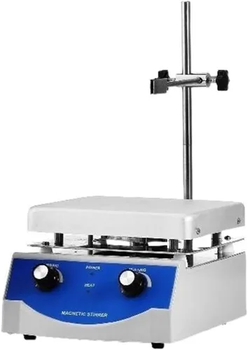 Agitador magnético eléctrico mezclador de placa caliente con barra de agitación laboratorio químico bioloicgal médico (101.4 fl oz 0-1600 rpm)