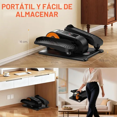 Miniatura 3 de Under Desk Elliptical Machine, Electric Elliptical Leg Exerciser for Senior, Quiet and Compact Electric Seated Pedal Exerciser for Home with