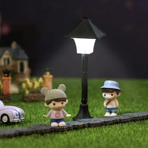 Miniatura 9 de 4 piezas de césped falso de 6 x 6 pulgadas para manualidades, césped artificial para proyectos de adorno en miniatura, césped modelo para bricolaje