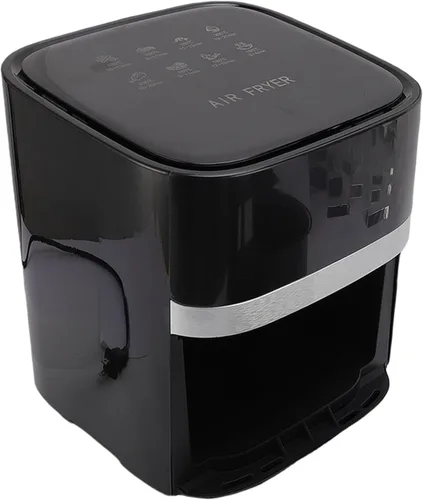 Miniatura 5 de Freidora sin aceite de 5 cuartos de galón, cocina eléctrica de gran capacidad con ventana visual y pantalla a color, totalmente automática, ocho