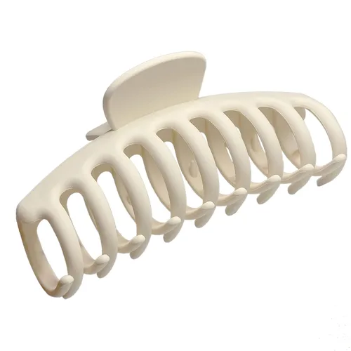Miniatura 9 de OWIIZI Pinza para el cabello, 4.3 pulgadas, mate, grande, antideslizante, para cola de caballo, pinza de sujeción fuerte, pinzas de plátano