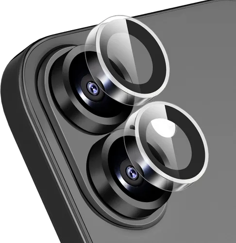Miniatura 27 de Paquete de 2X2 Protector de Lente de Cámara para iPhone 17, iPhone 16 Plus/ 16 Protector de Pantalla de Lente de Vidrio Templado Cubierta de Cámara