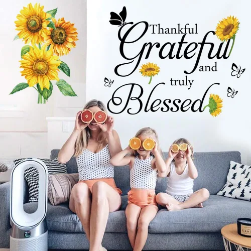 Miniatura 5 de Pegatinas de pared Girasol