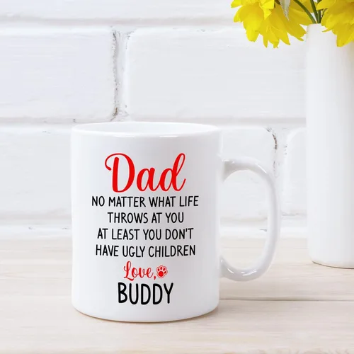 Miniatura 5 de Personalized Dog Dad Name Mug, Dog Lover Tea Cup Gift, Dog Father's Coffee Mug, Dog Daddy Gifts For Dog Lover, Custom Dog Dad Mug With Photo, Dog