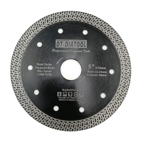 Miniatura 13 de DT-DIATOOL Hoja de granito de diamante de 4 pulgadas para azulejos de porcelana de mármol, disco de corte de diamante de cerámica con segmentos