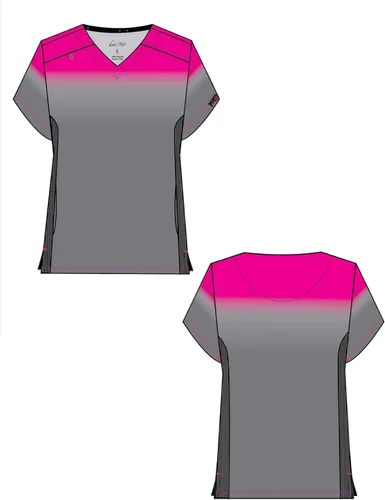 Miniatura 4 de KOI Lite 370PR Ombre Reform - Camisa de uniforme médico, de color degradado, para mujer