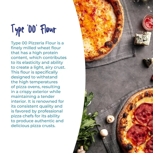 Miniatura 7 de Antimo Caputo Harina para Pizzería Azul, Bolsa de 11 Libras (5Kg) - Harina Italiana 00 - Trigo suave para masa de pizza - Hace esa pizza napolitana