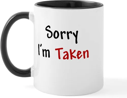Miniatura 9 de CafePress Sorry I'm Taken - Taza de café y té, S, Blanco