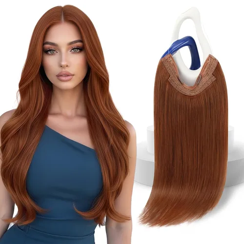 Miniatura 13 de Sunny Hair - Extensiones de cabello humano real con reflejos, con hilo y clips, aplicación invisible, 2.82 onzas, 18 pulgadas, color rubio caramelo