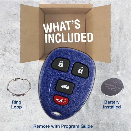 Miniatura 3 de KeylessOption Llavero de Repuesto para 2005 2006 2007 2008 2009 2010 2011 2012 Buick Lacrosse Chevrolet Chevy Cobalt Malibu Pontiac G5 G6 Grand Prix