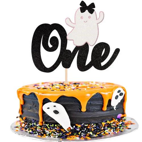 Miniatura 12 de 30 piezas de adornos para cupcakes con purpurina – Púas de cupcakes de Halloween para niños, cumpleaños, festival, fiesta, decoración de pasteles