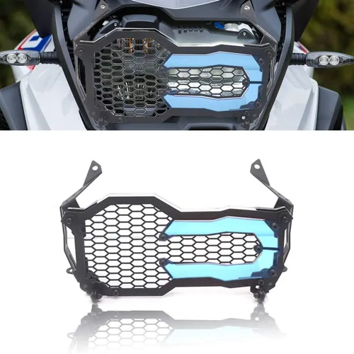 Protector de faro delantero de motocicleta, cubierta de parrilla para BMW R1250GS R1200GS R 1250 GS Adventure R 1200 GS ADV/LC acrílico lámpara