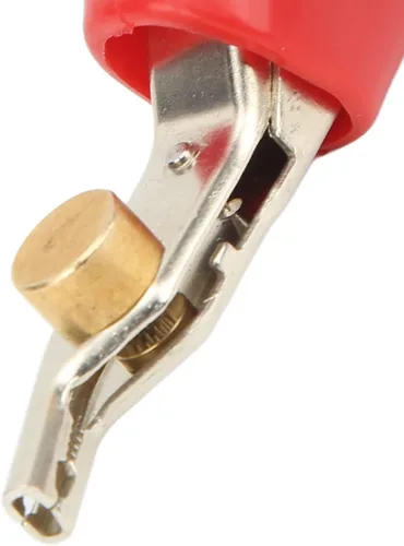 Miniatura 9 de Pinzas de cocodrilo de metal, abrazadera de clip de cocodrilo para conector surtido, abrazadera de batería eléctrica con aguja, pinzas de cocodrilo