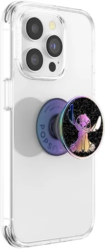 Miniatura 2 de Agarre para teléfono PopSockets con soporte expansible, agarre adhesivo - Esmalte Ágata Aceitada Fuga de Petróleo