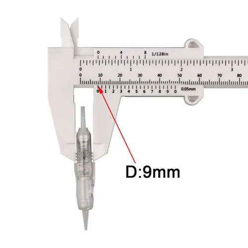 Miniatura 4 de Guapa - Aguja de cartucho de 0.354 in, 20 agujas nano de 1R-0.007 in, agujas de cartucho de maquillaje permanente, agujas 1R, 2R, 3RL, 5RL, 3F, 5F