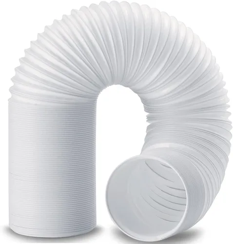 Manguera de aire acondicionado portátil, 80 pulgadas de longitud, 5.1 pulgadas de diámetro, escape de aire acondicionado, rosca antihoraria,