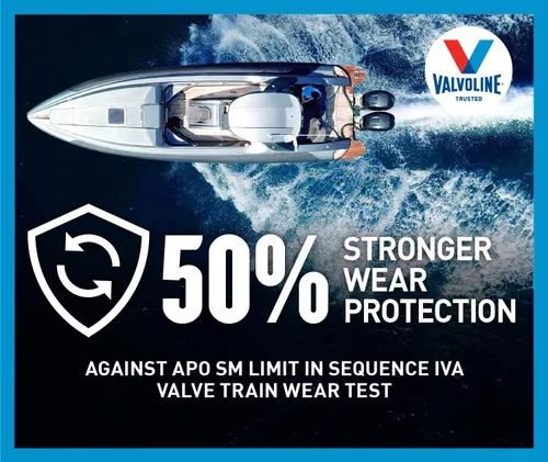 Miniatura 6 de Valvoline Aceite de motor sintético completo marino de 4 tiempos, 1 galón