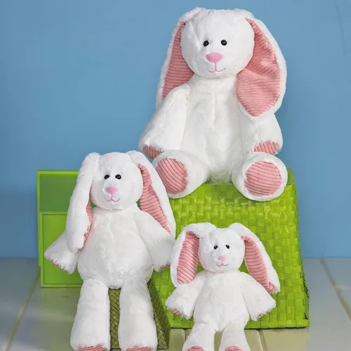 Miniatura 4 de Mary Meyer Juguete suave de peluche del zoológico de malvaviscos de peluche, 19 pulgadas, conejo de bola de algodón grande