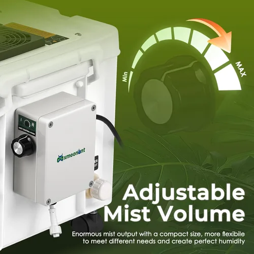 Miniatura 5 de Mxmoonant Kit de humidificador de bricolaje ultrasónico de 22.0 lbs/H, volumen de niebla ajustable llenado automático de agua controlador