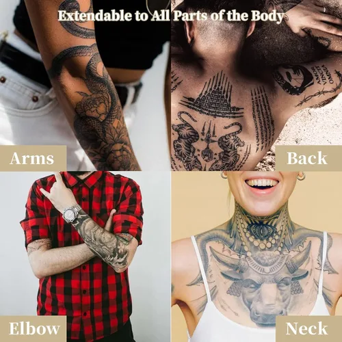 Miniatura 3 de Vendaje de cuidado posterior del tatuaje, 6 pulgadas x 12 yardas de curación de parche de tatuaje, película protectora transparente de segunda piel