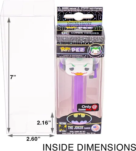 Miniatura 2 de Viturio Fundas protectoras compatibles con Funko Pop! Dispensadores Pez (paquete de 10)