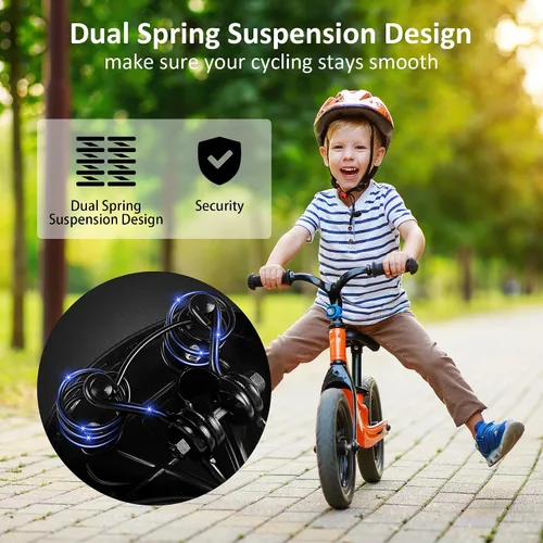 Miniatura 2 de Asiento de bicicleta para niños y niñas, asiento de bicicleta para niños de 12, 14, 16, 18, 20, 24 pulgadas, para niños y niñas, reemplazo