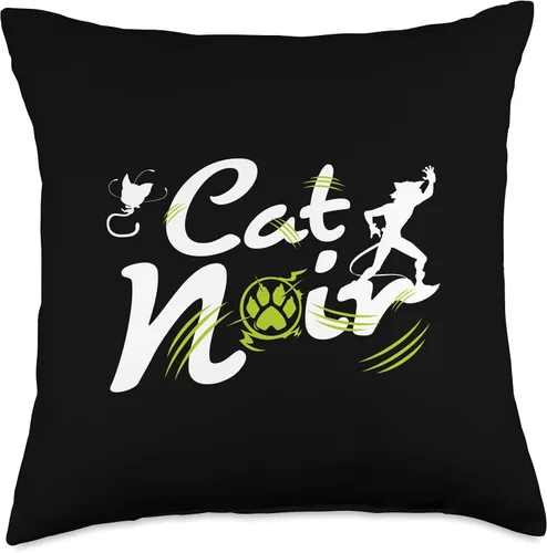 Miniatura 5 de Miraculous Ladybug Cat Noir - Almohada estilizada para patas, 16 x 16 pulgadas, multicolor
