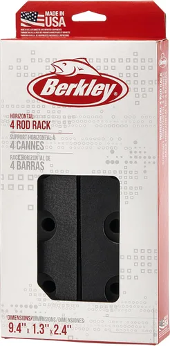 Miniatura 7 de Berkley - Estante horizontal para 4 cañas de pescar, color negro