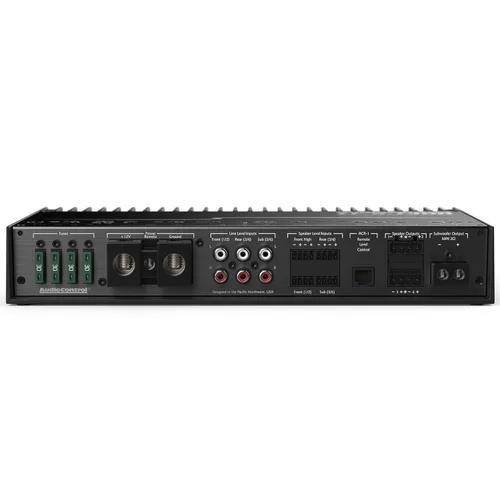 Miniatura 5 de AudioControl LC-5.1300 Amplificador de audio para automóvil de alta potencia de 3/5 canales de 1300 W clase D con AccuBASS, alta fidelidad, entradas