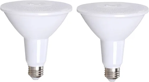 Paquete de 2 bombillas LED PAR38 de 18 W, equivalente a 150 W, blanco cálido 3000 K, base E26 de 1800 lúmenes, bombilla LED de inundación para 3000