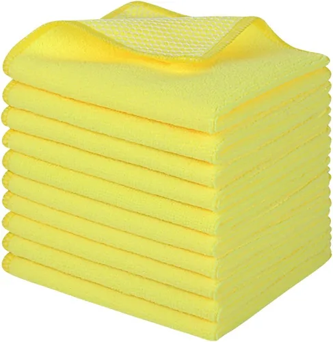 Miniatura 24 de SINLAND Paño de microfibra para lavar platos, trapos de platos, el mejor paño de cocina para lavar, paños de limpieza con lado abrasivo de polímero