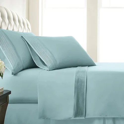 Miniatura 12 de Southshore Fine Linens®, juego de ropa de cama con bolsillo profundo, Microfibra, Negro, gemelo