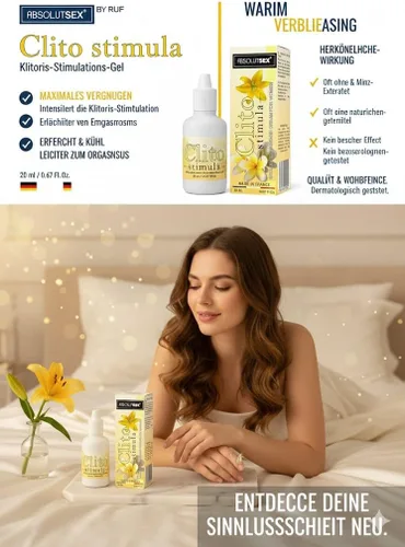 Miniatura 2 de Crema de clítoris Gel Orgasmic Intense para Mujeres Arnica Mint Sensible Estimulante Sexual Relaciones Sexuales Crema Sexuales para Orgasmo Femenino