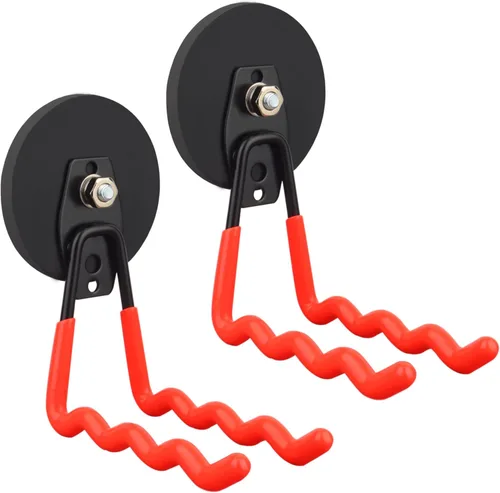 Miniatura 11 de ULIBERMAGNET Ganchos magnéticos de garaje resistentes, ganchos magnéticos fuertes para taladro eléctrico, herramientas de jardín, manguera, tablero