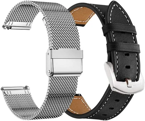 Miniatura 7 de Compatible con Samsung Galaxy Watch 3 de 1.772 pulgadas/1.811 pulgadas para hombres y mujeres, correa de reloj tejida de malla de 0.866 pulgadas