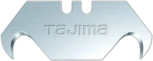 TAJIMA Cuchillos y cuchillas utilitarios – Paquete de 50 cuchillas de gancho profundo con acero templado premium y dispensador de cuchillas de