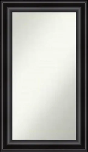 Miniatura 562 de Amanti Art Espejo personalizado, espejo de baño negro puente, espejo de pared o espejo de tocador de baño sobre el fregadero (26 x 26 pulgadas)